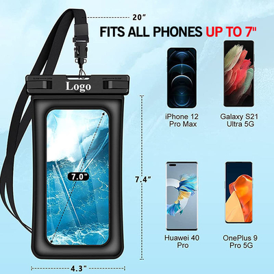 کیسه تلفن همراه ضد آب رنگارنگ کیسه کیف تلفن ضد آب Universal PVC TPU