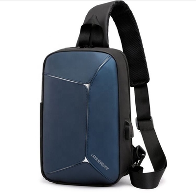 PU مردانه زنجیر کراس بادی بسته زنجیر ضد آب با کابل USB BSCI