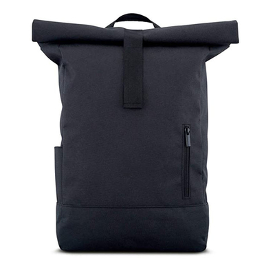 کوله پشتی 15.6 اینچی RollTop RPET مشکی رول تاپ ضد آب و قابل گسترش